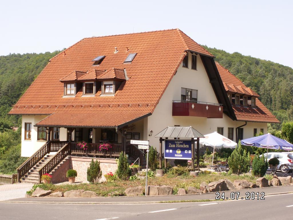 Landgasthof Zum Hirschen Hafenlohr Экстерьер фото